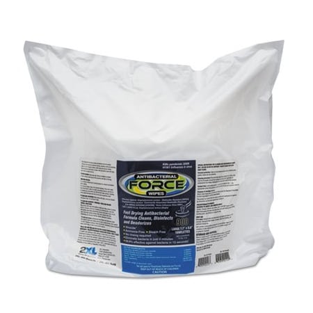 2Xl 2Xl, Force Disinfecting Wipes Refill, 8 X 6, White, 4PK L4014